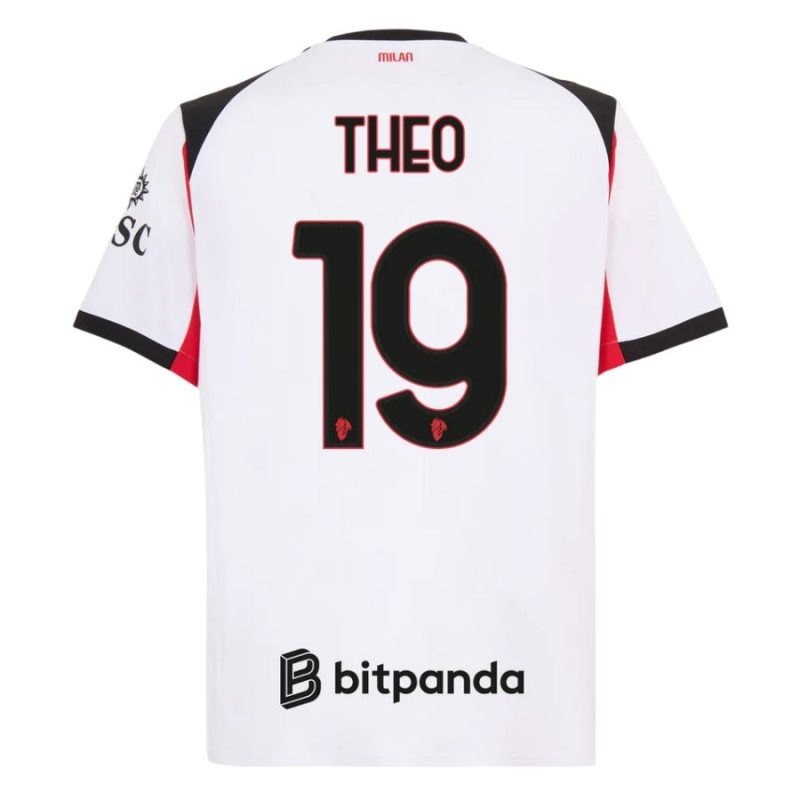 AC Milan Theo 2025/26 Away Jersey - White