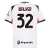 Set de camiseta infantil fuera de casa de Walker del AC Milan 2025/26 - Blanco