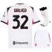 Set de camiseta infantil fuera de casa de Walker del AC Milan 2025/26 - Blanco