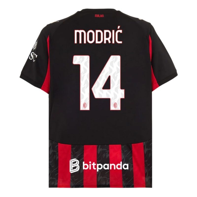 AC Milan MODRIC Maillot domicile 2025/26 - Rouge
