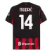 AC Milan MODRIC Kit infantil 2025/26 Camiseta local - Rojo