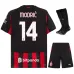 AC Milan MODRIC Kit infantil 2025/26 Camiseta local - Rojo