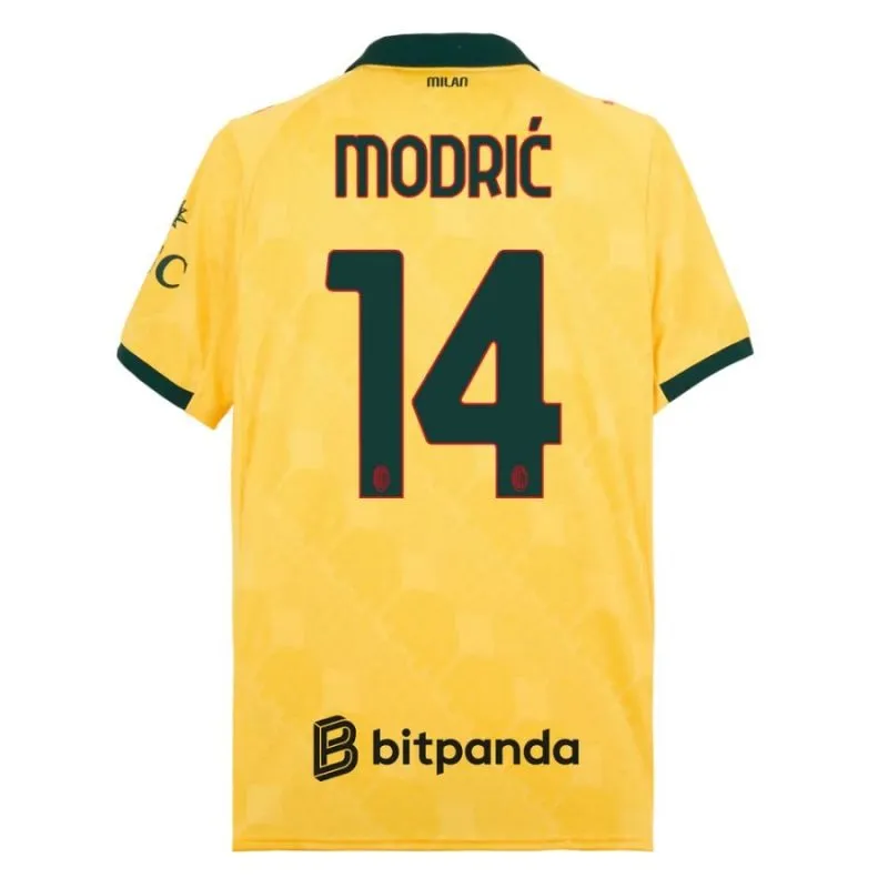 AC Milan MODRIC 2025/26 Drittes Trikot - Gelb