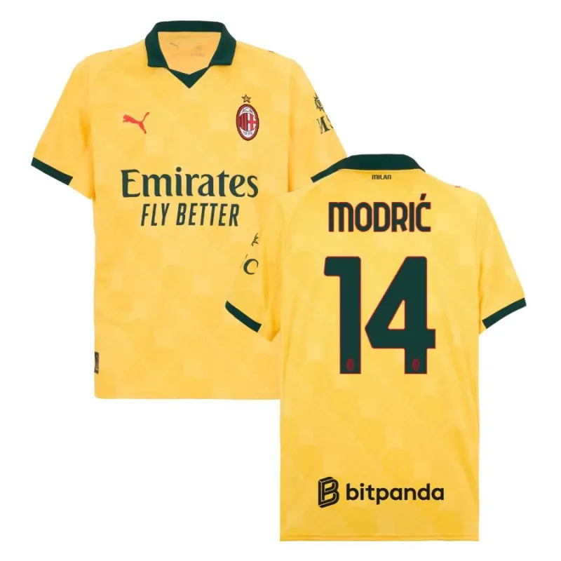 AC Milan MODRIC 2025/26 Drittes Trikot - Gelb