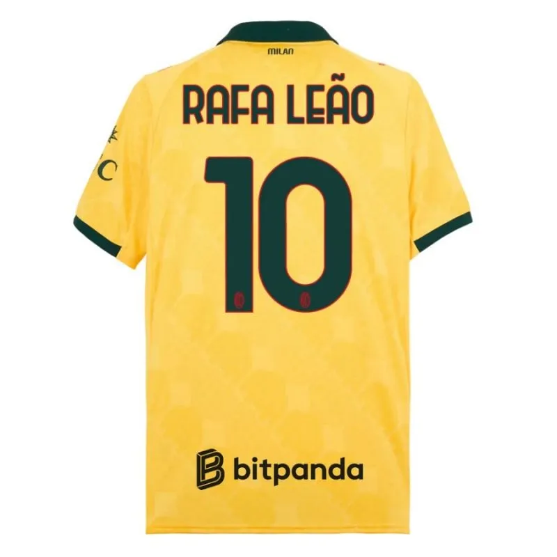 AC Milan RAFA·LEAO 2025/26 Third Kids' Jersey Set - Yellow