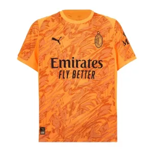 AC Milan 2025/26 Camiseta de Portero visitante Niño - Naranja