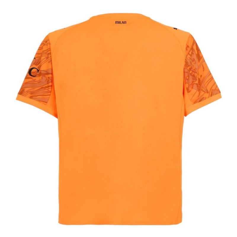 AC Milan 2025/26 Away Kids' Goalkeeper Jersey - Orange