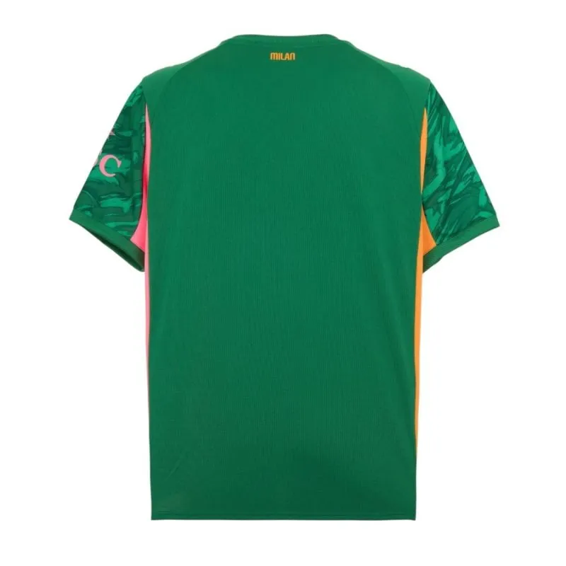 AC Milan 2025/26 Third Kids' Goalkeeper Jersey + Shorts - Green