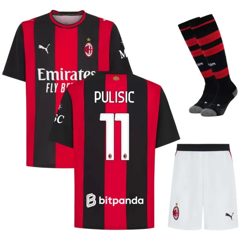 Conjunto Infantil AC Milan Local 2026/27 PULISIC