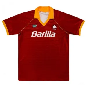 Maillot Domicile Rétro AS Roma 1990/91 - Rouge