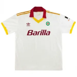 Maillot Extérieur Rétro AS Roma 1991/92 - Blanc
