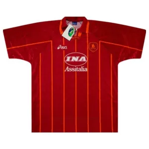 Maillot Domicile Rétro AS Roma 1996/97 - Rouge