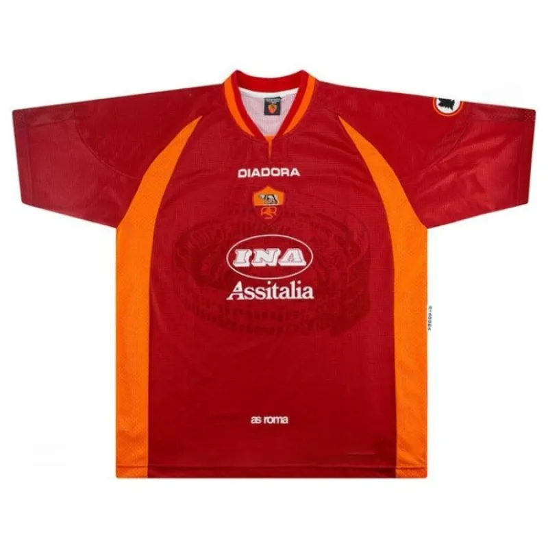 Maglia Casa Retrò AS Roma 1997/98 - Rosso