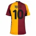 AS Roma TOTTI 2001/02 Retro Home Jersey - Red/Orange