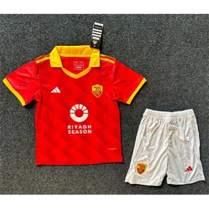 AS Roma 2024/25 Kinder - Heimtrikot - rot