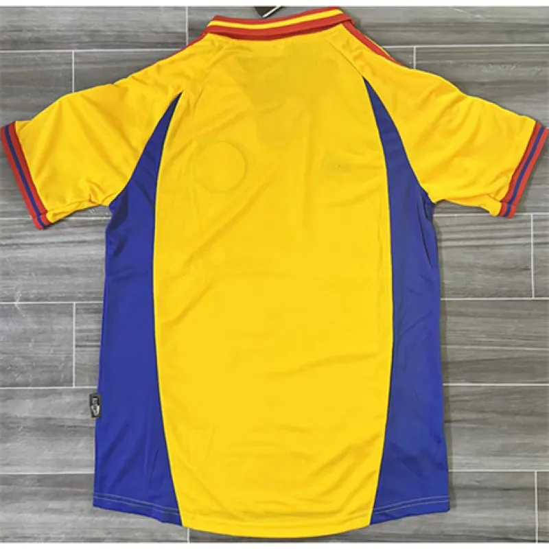 Maglia retro di casa di AS Roma 2000 - Gialla