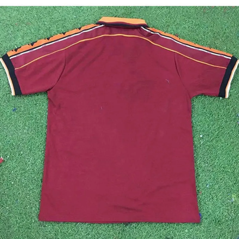 Maillot rétro domicile d'AS Roma 1998/99 - Rouge