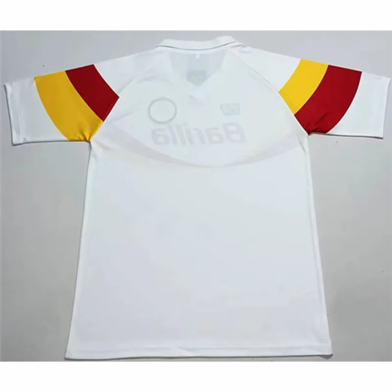 AS Roma 1990/91 Away Retro Jersey - White