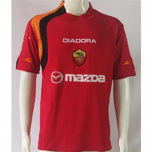 Maillot rétro domicile d'AS Roma  2004/05 - Rouge