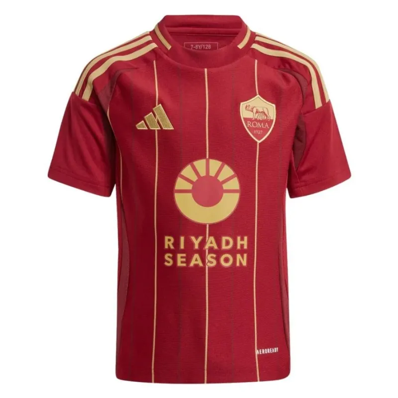AS Roma 2024/25 Home Kids' Jersey Set - Burgundy