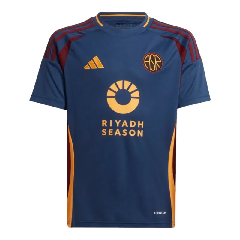 AS Roma 2024/25 Third Kids' Jersey Set - Blue