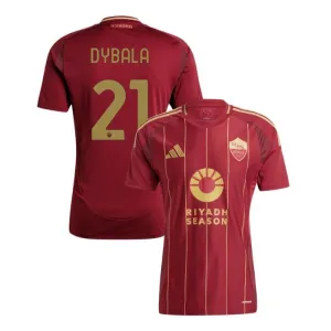 Paulo Dybala, camiseta de local de AS Roma 2024/25 - Burdeos