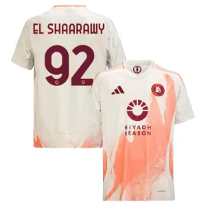 El Shaarawy, camiseta de visitante de AS Roma 2024/25 - Blanca