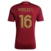Paredes, insieme di maglie per bambini di casa dell'AS Roma 2024/25 - Rosso vino