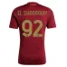 El Shaarawy, insieme di maglie per bambini di casa dell'AS Roma 2024/25 - Rosso vino