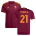 Maillot domicile de DYBALA pour l'AS Roma 2025/26 - Bourgogne