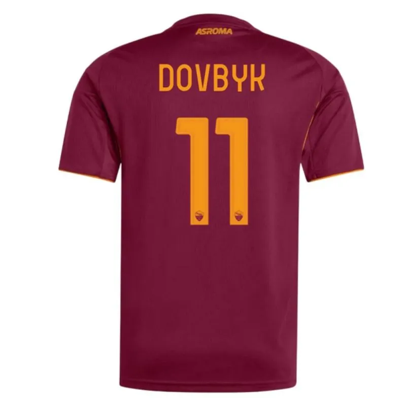 AS Roma DOVBYK 2025/26 Home Kids' Jersey Set - Burgundy
