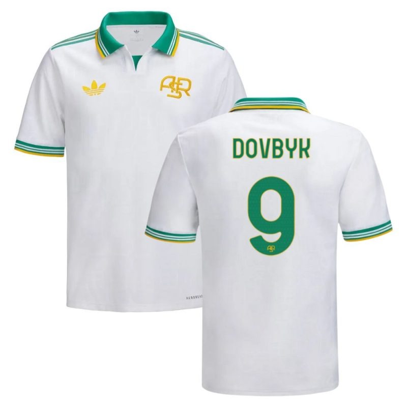 AS Roma DOVBYK 2025/26 Drittes Trikot - Weiß
