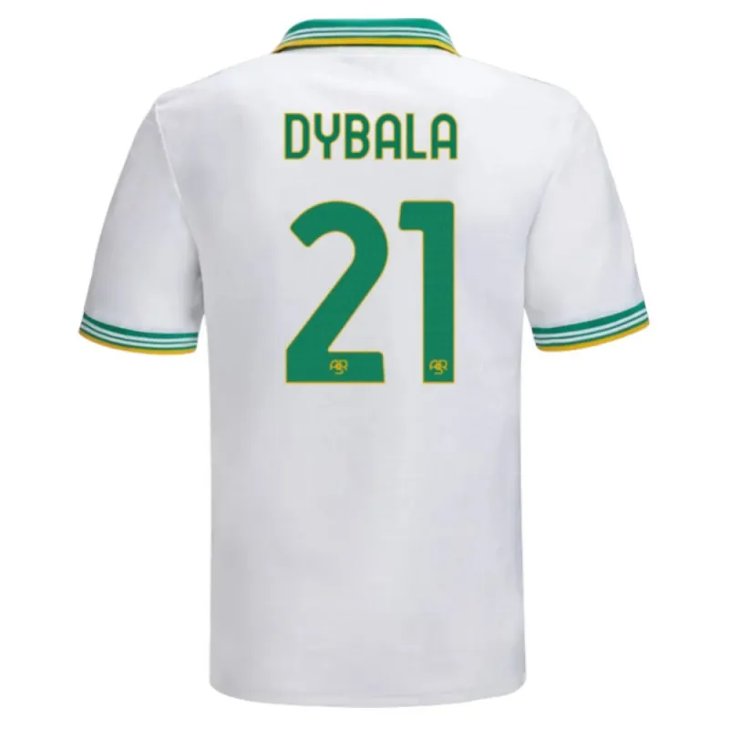 AS Roma DYBALA 2025/26 Troisième ensemble de maillot pour enfants - Blanc