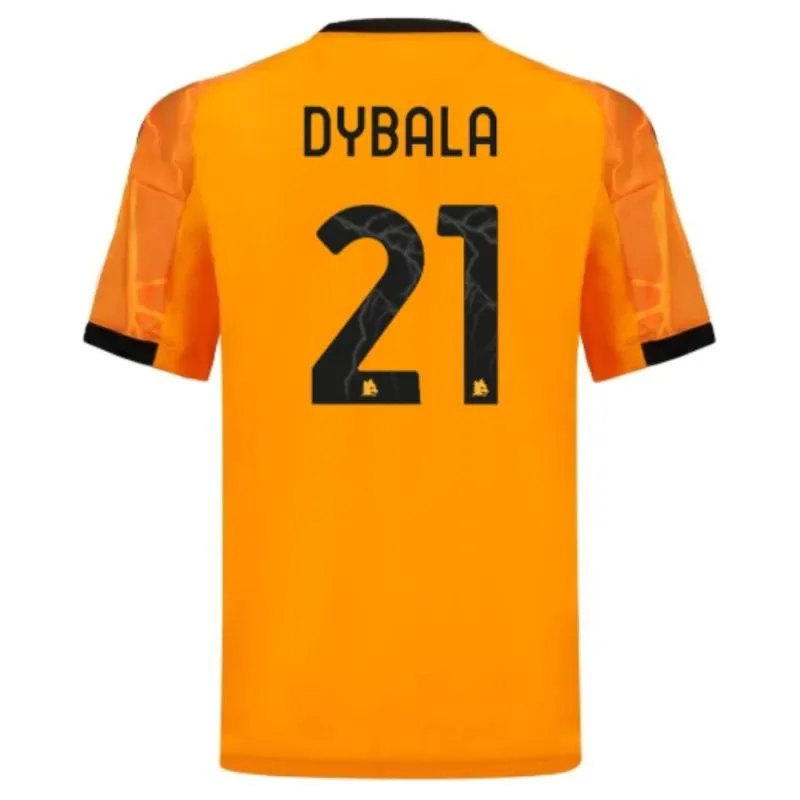 AS Roma DYBALA Kit Bambino Trasferta 2025/26 - Arancione