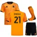 AS Roma DYBALA Kit Bambino Trasferta 2025/26 - Arancione
