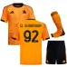 AS Roma EL SHAARAWY 2025/26 Away Kids Kit - Orange