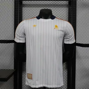 AS Roma Maglia Giocatore Edizione Casual 2025/26 - Bianco