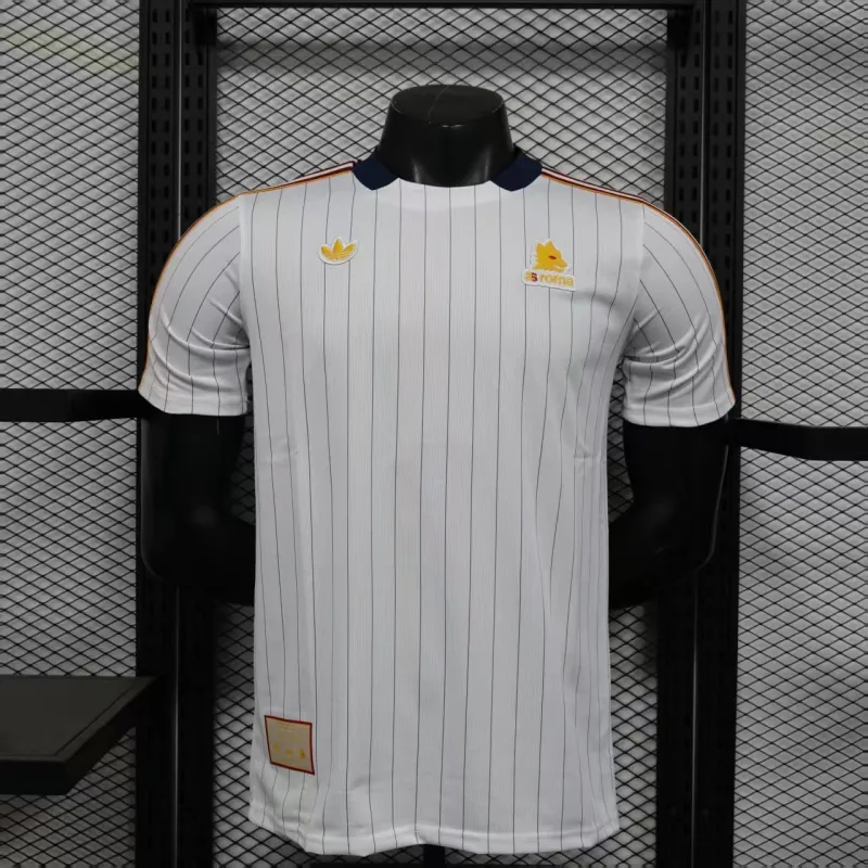 AS Roma Camiseta de Jugador Edición Casual 2025/26 - Blanco