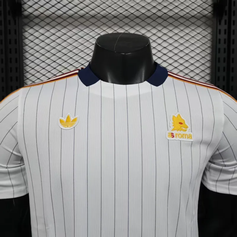 AS Roma Camiseta de Jugador Edición Casual 2025/26 - Blanco