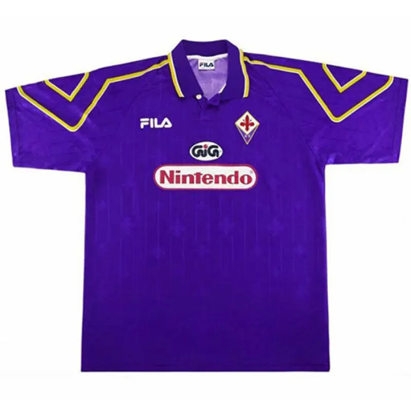 Camisa retro de Fiorentina 1992/93 - Púrpura