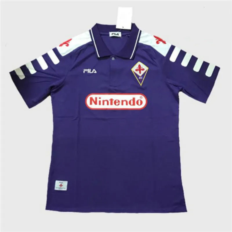 Camisa retro de casa de Fiorentina 1998/99 - Púrpura