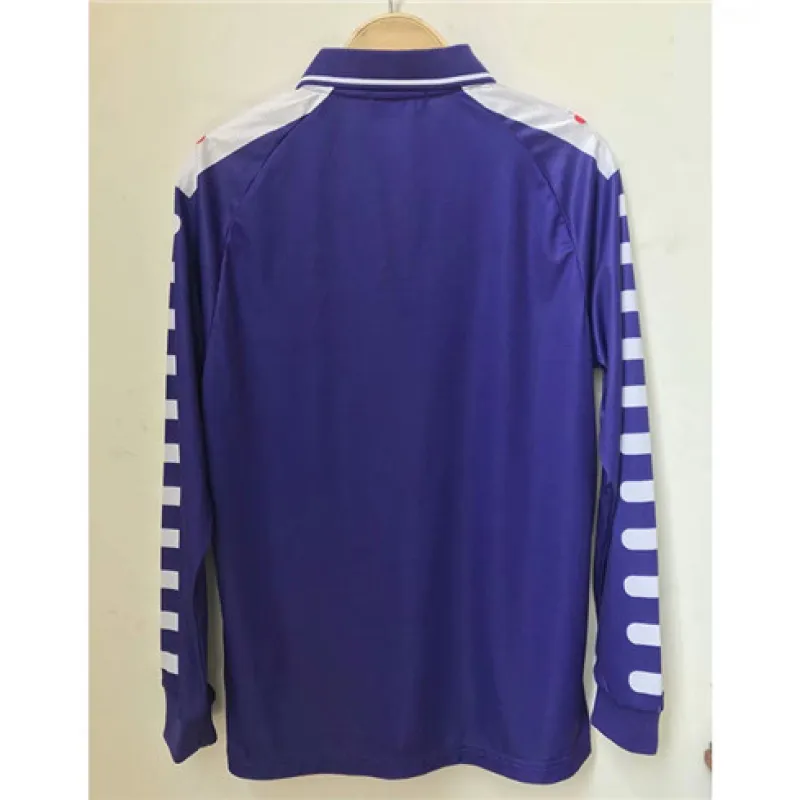 Camisa retro de manga larga de Fiorentina 1998 - Púrpura