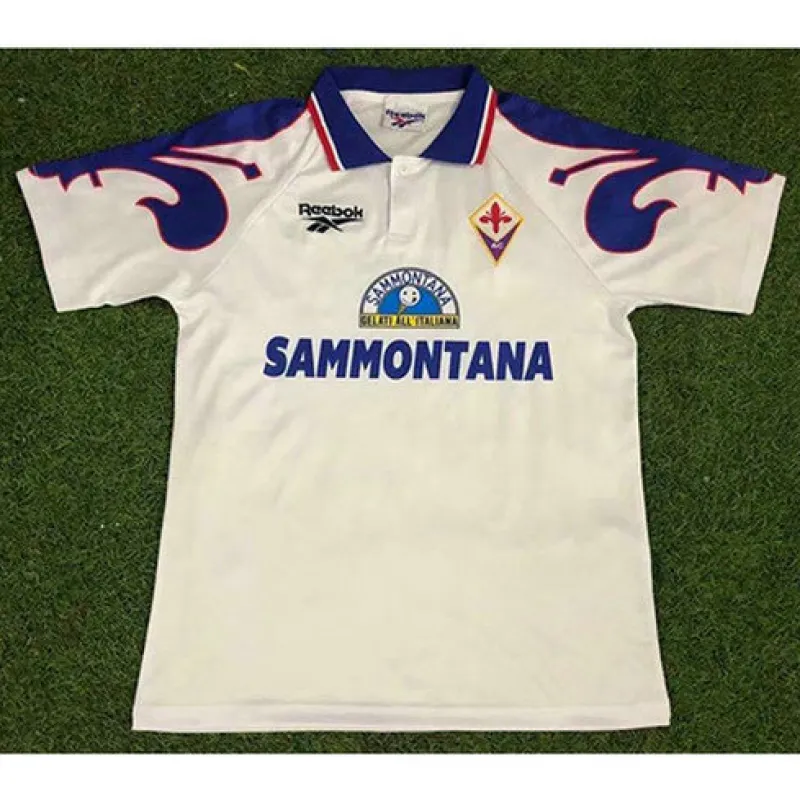 Fiorentina 1995/96 Away Retro Jersey - White