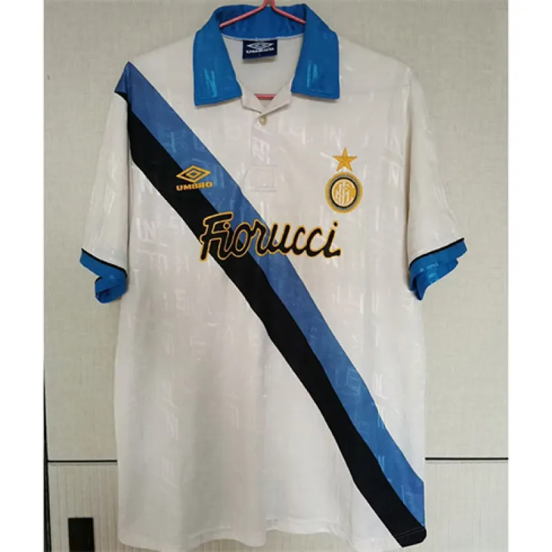 Maglia d'esterno retro dell'Inter Milan 1994/95 - bianca