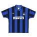 Inter Milan 1995/96 Maillot domicile rétro - Bleu/Noir