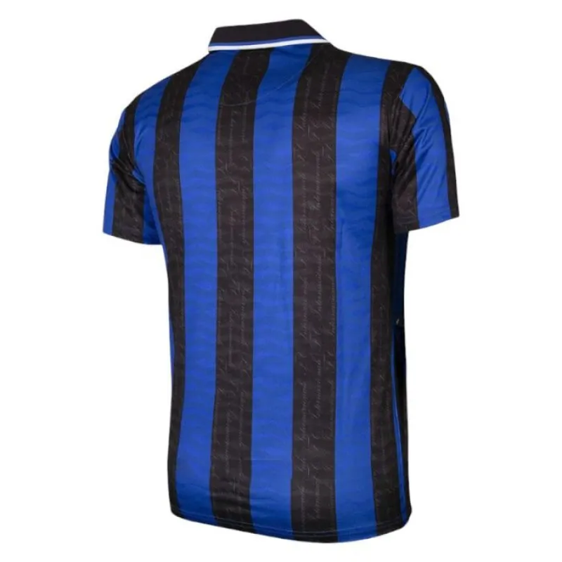 Inter Milan 1997/98 Maillot domicile rétro - Bleu/Noir