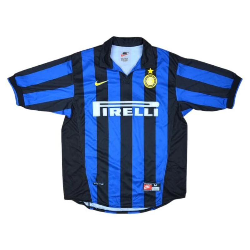 Inter Milano 1998/99 Maglia casalinga retrò - Blu/Nera