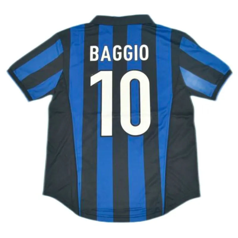 Inter Milano BAGGIO 1998/99 Maglia casalinga retrò - Blu/Nera