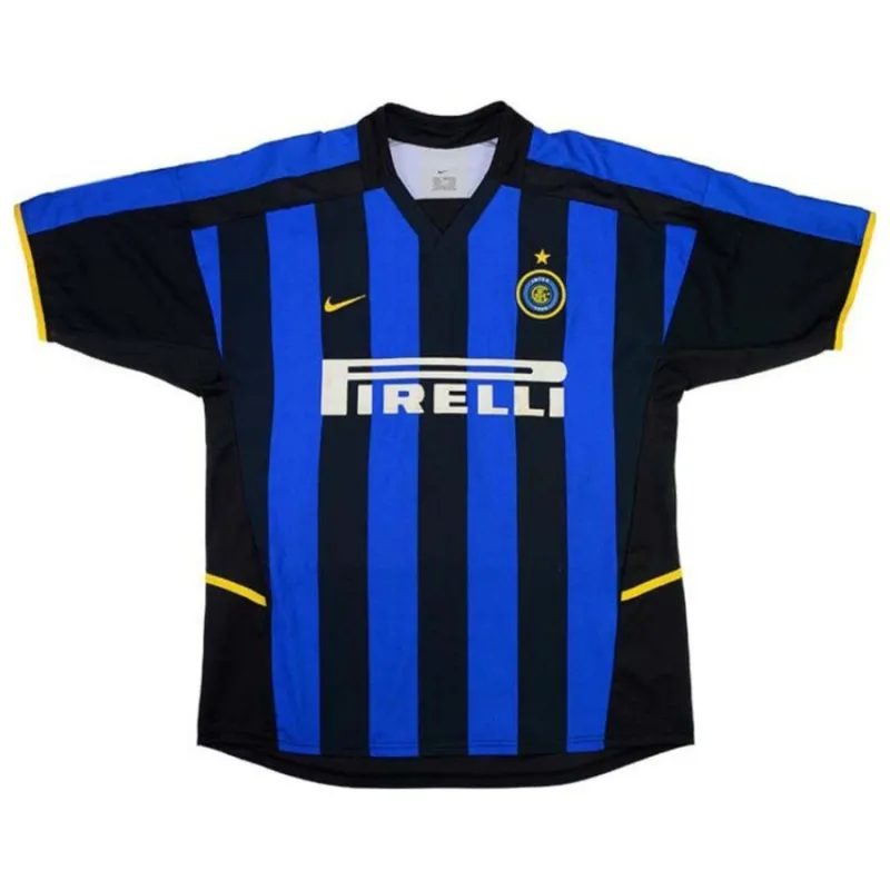Inter Milano 2002/03 Maglia casalinga retrò - Blu/Nera