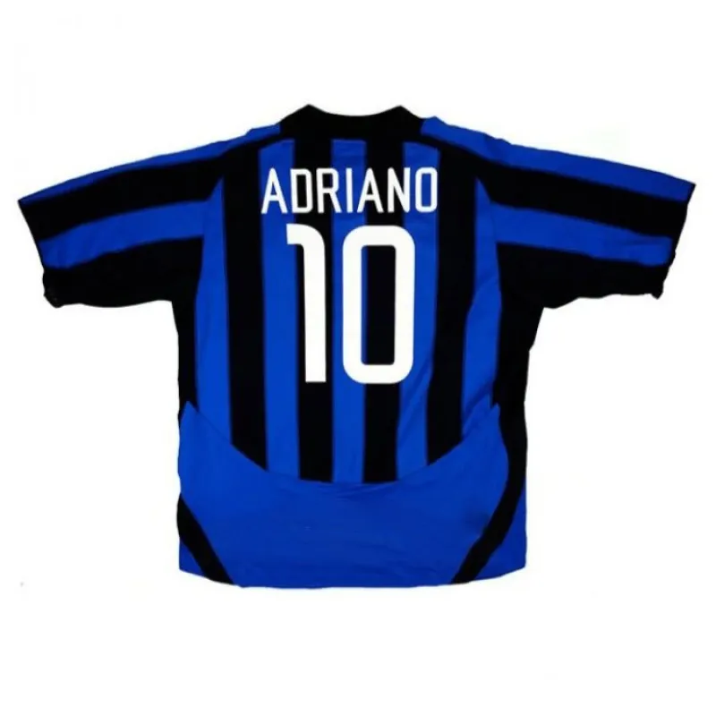 Inter Milano ADRIANO 2003/04 Maglia casalinga retrò - Blu/Nera